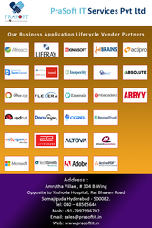 Business Application Lifecycle Vendor Partners of PraSoft IT Services